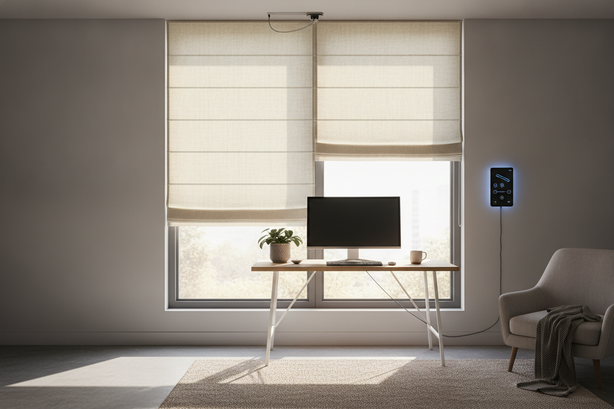 Why Motorized 30 Inch Wide Roman Shades Echo (And How to Fix It)
