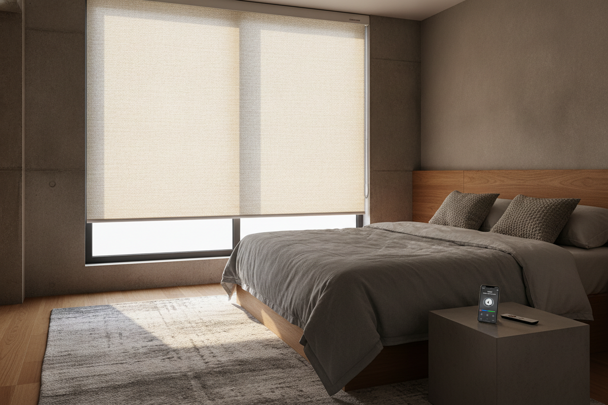 I Hacked a Madison Park Basketweave Room Darkening Cordless Roman Shade