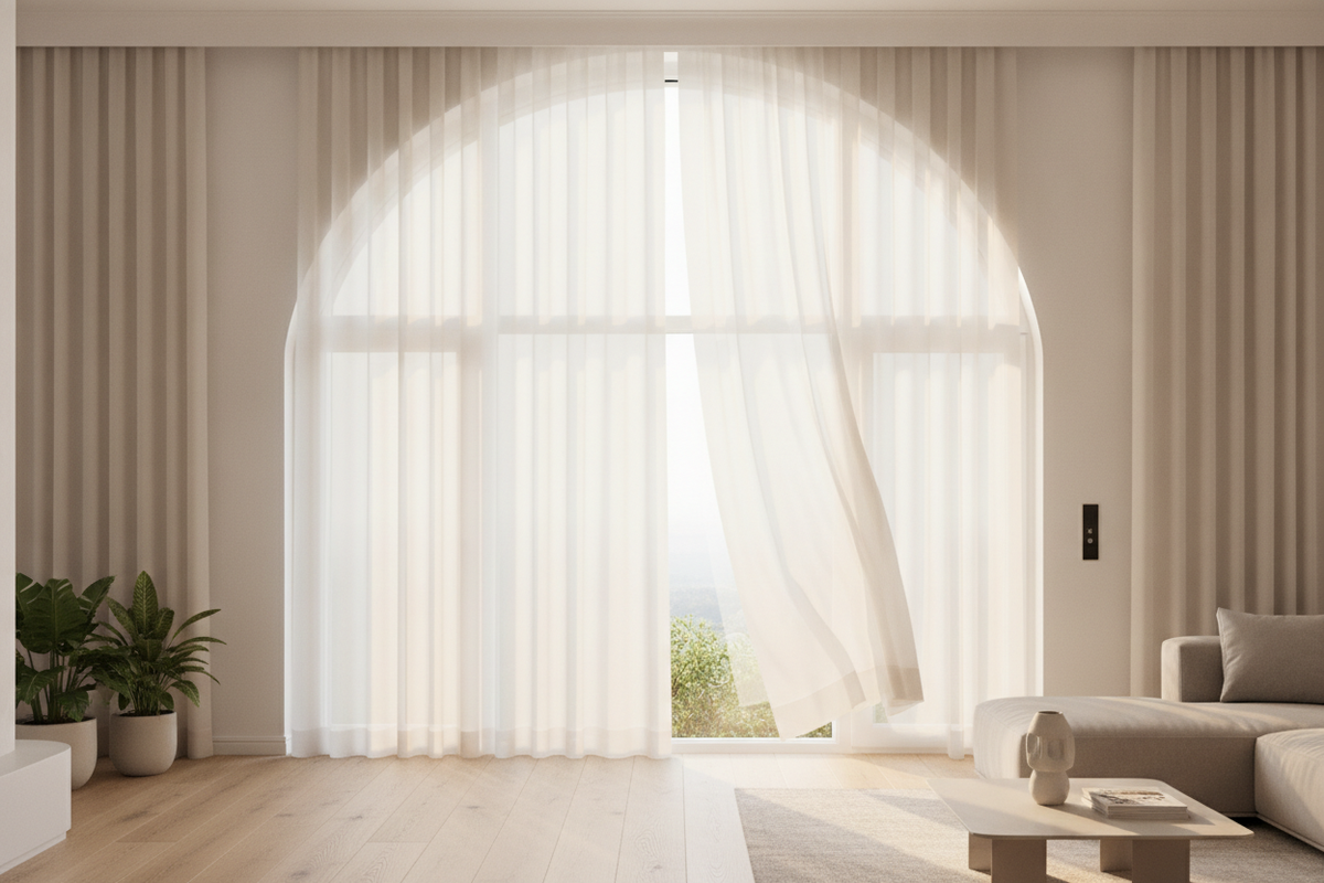 The Smart Curtain for Half Circle Windows I Wish I Found Sooner