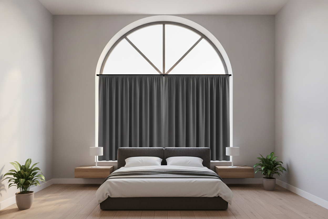 Why Most Half Moon Window Curtain Setups Ruin the Architecture