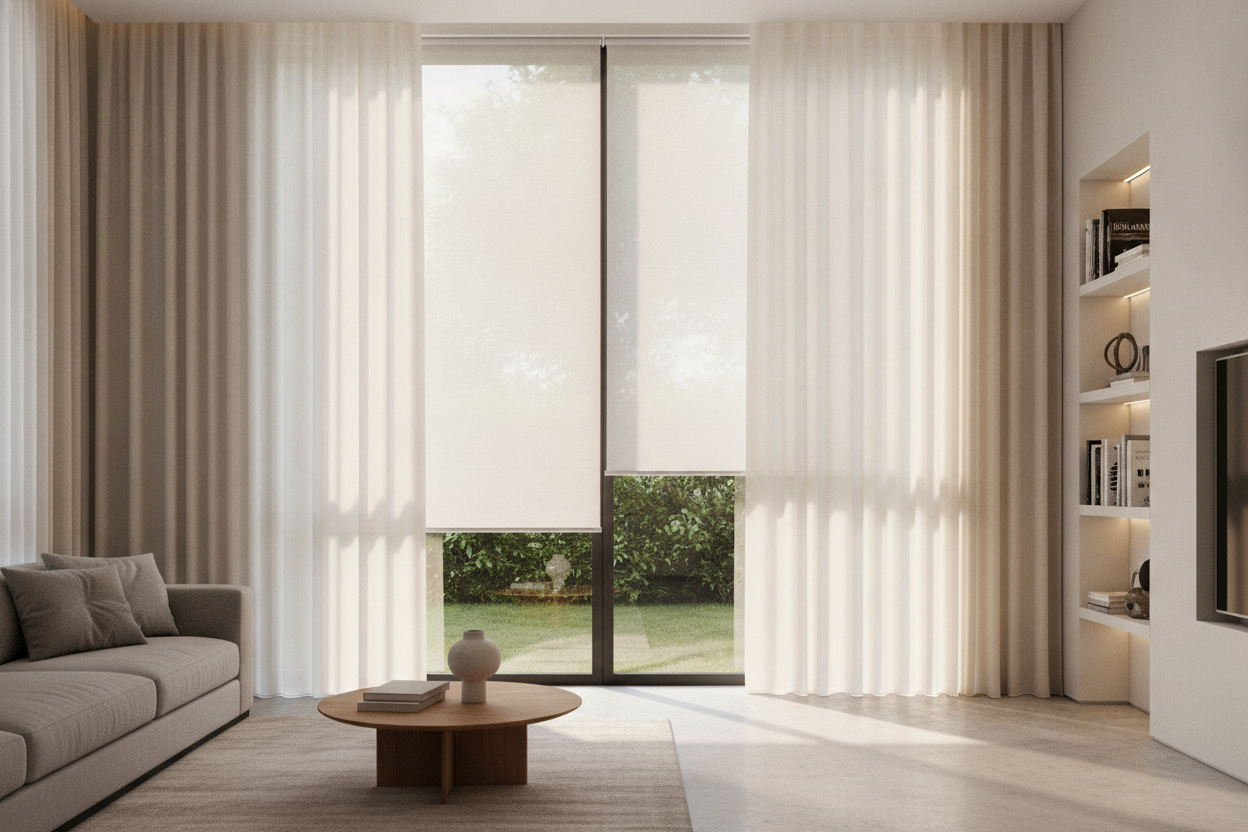 How I Faked 10-Foot Ceilings With Curtains for Rectangle Window Frames