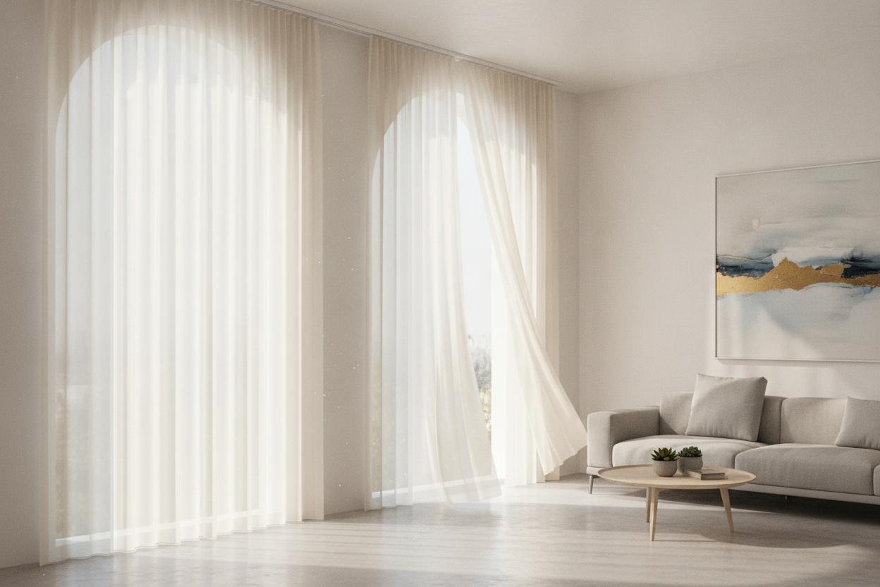 Drapery Ideas for Arched Windows That Don't Look Like 1995
