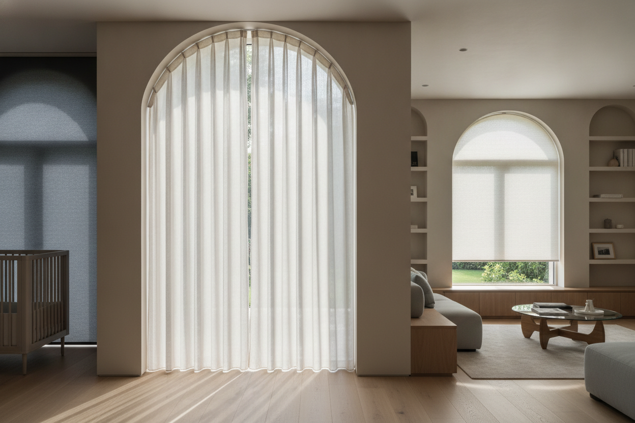 Why I Used Arched Doorway Arch Door Curtains Instead of a Custom Door