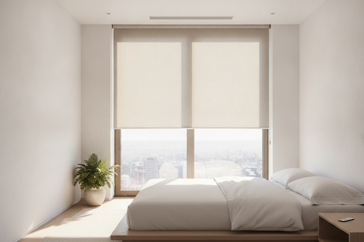 Your Drapes Are Making Your Room Look Tiny (Try Curtains That Roll Up)
