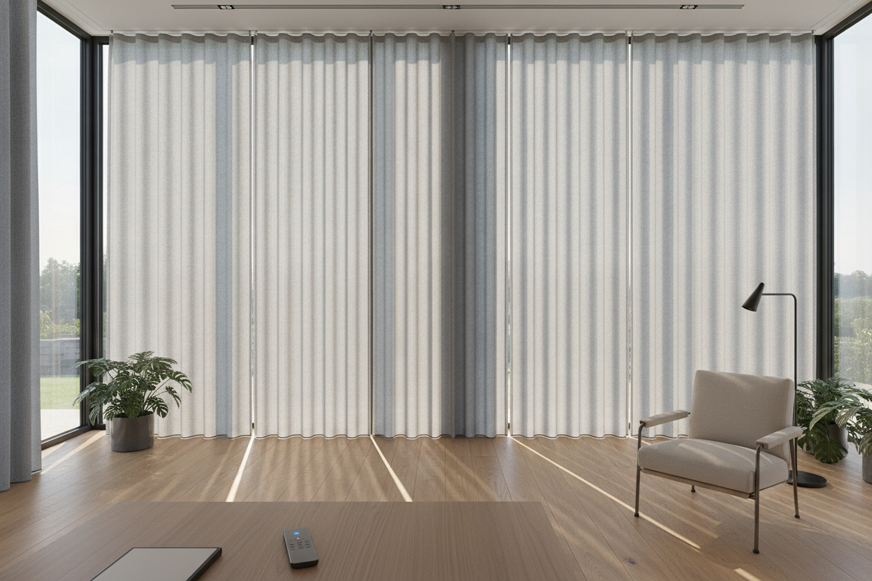 Why Your Wide Windows Need Smart Panel Curtains (Not Drapes)