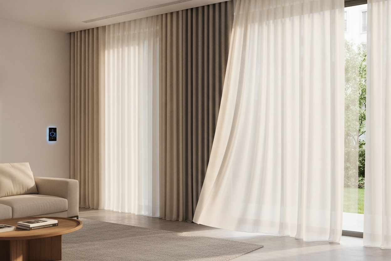 Stop Mixing Smart Blinds With Manual Curtains and Window Dressings