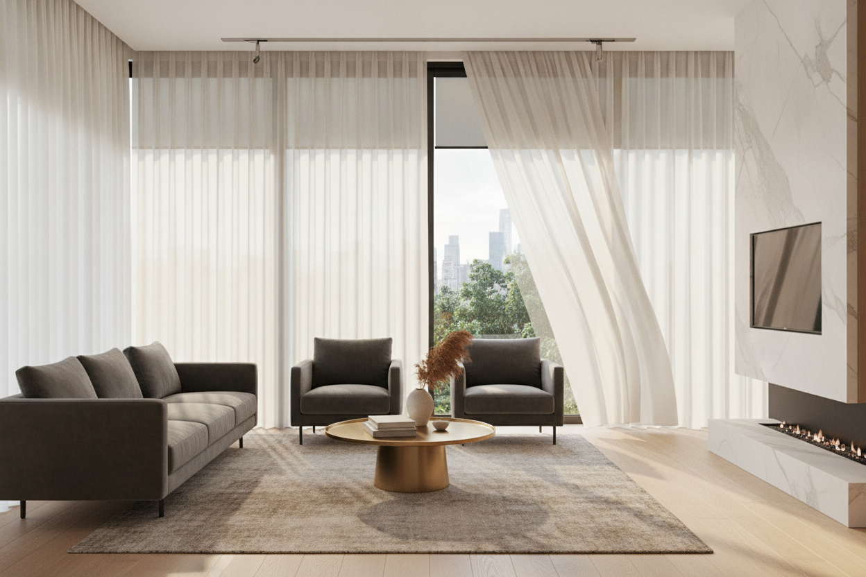 The Secret to Luxury Living Curtains Isn't the Fabric (It's the Motor)