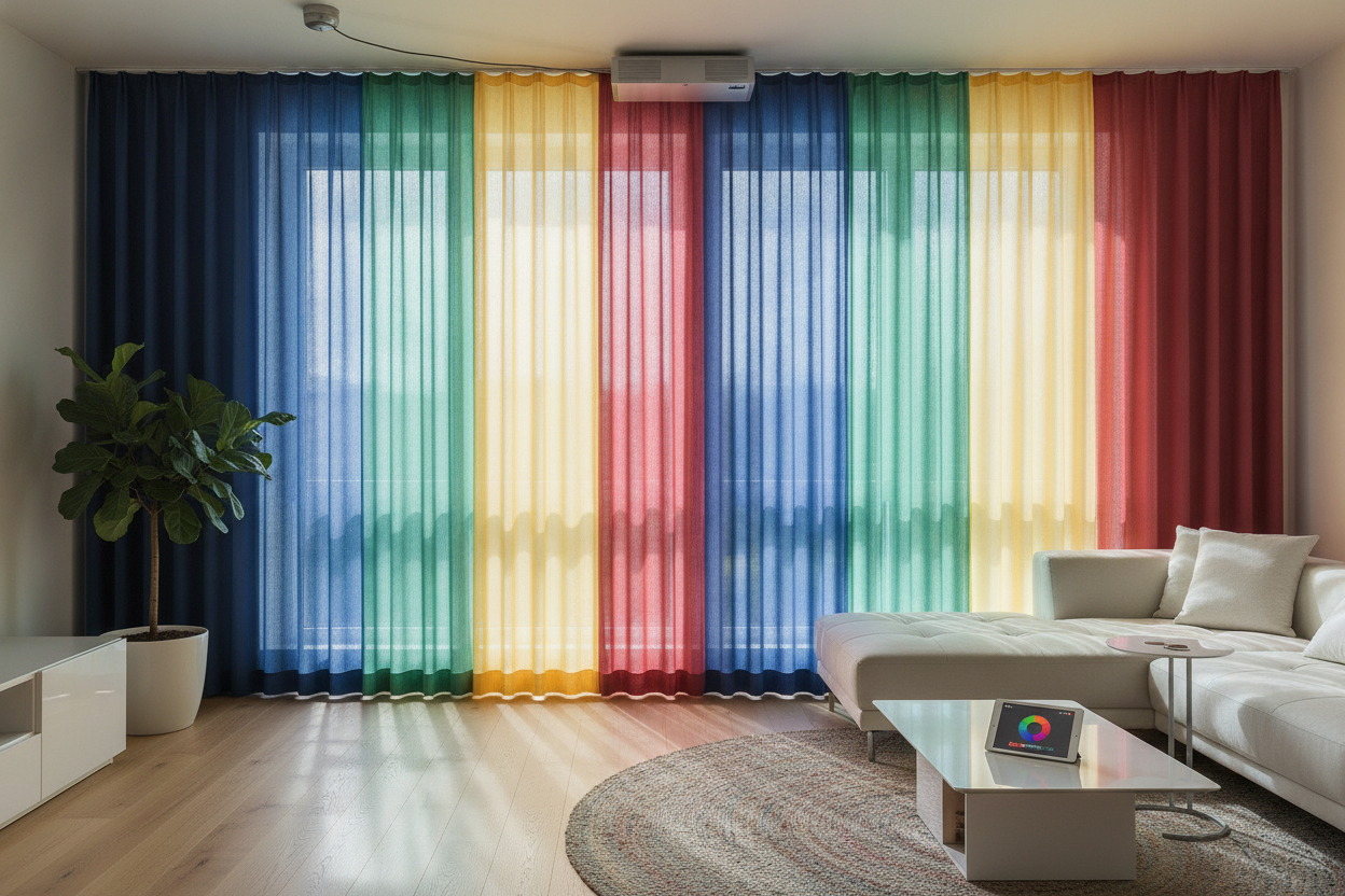 Stop Buying Grey Drapes: The Case for Automated Colorful Curtains