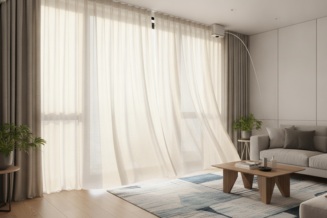 My Smart Blinds Caused a Terrible Echo (Indoor Curtains Fixed It)