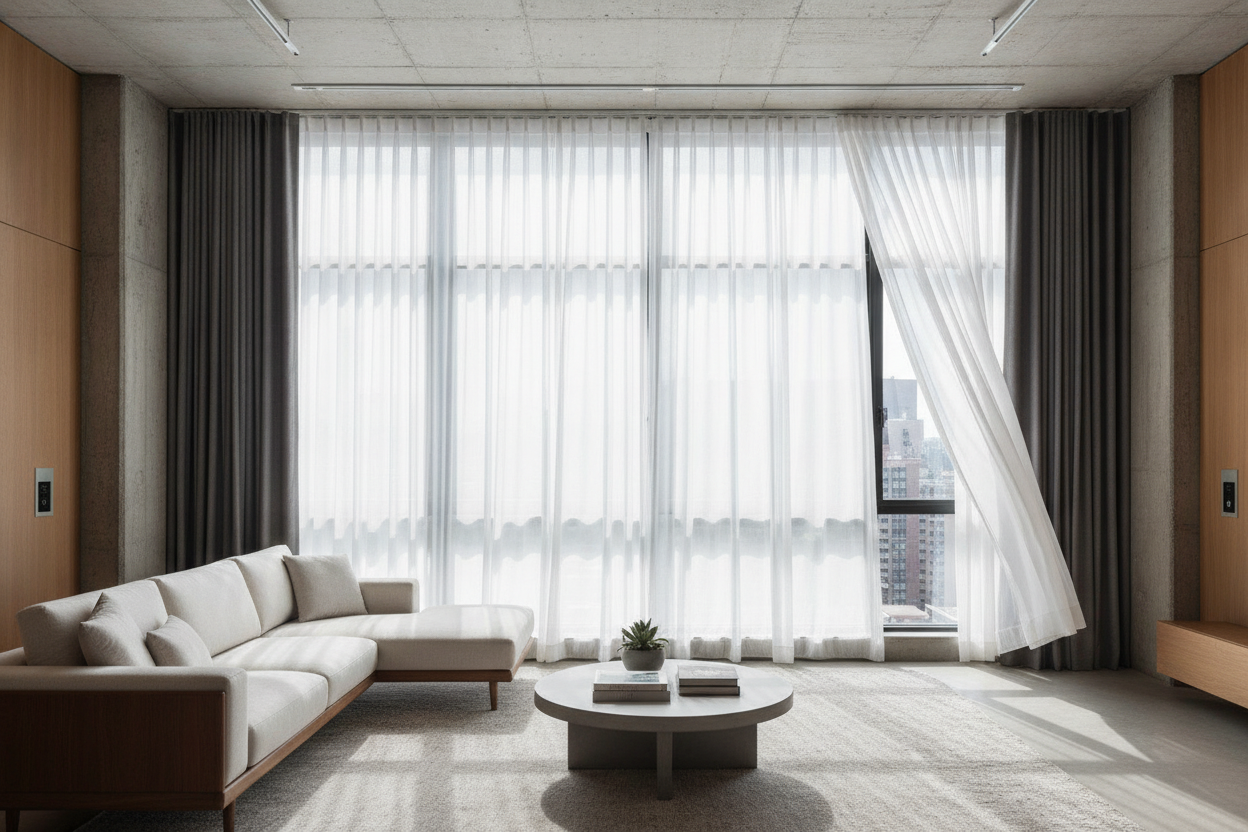 Automating Curtains the Warehouse Way: My 14-Foot Ceiling Fix