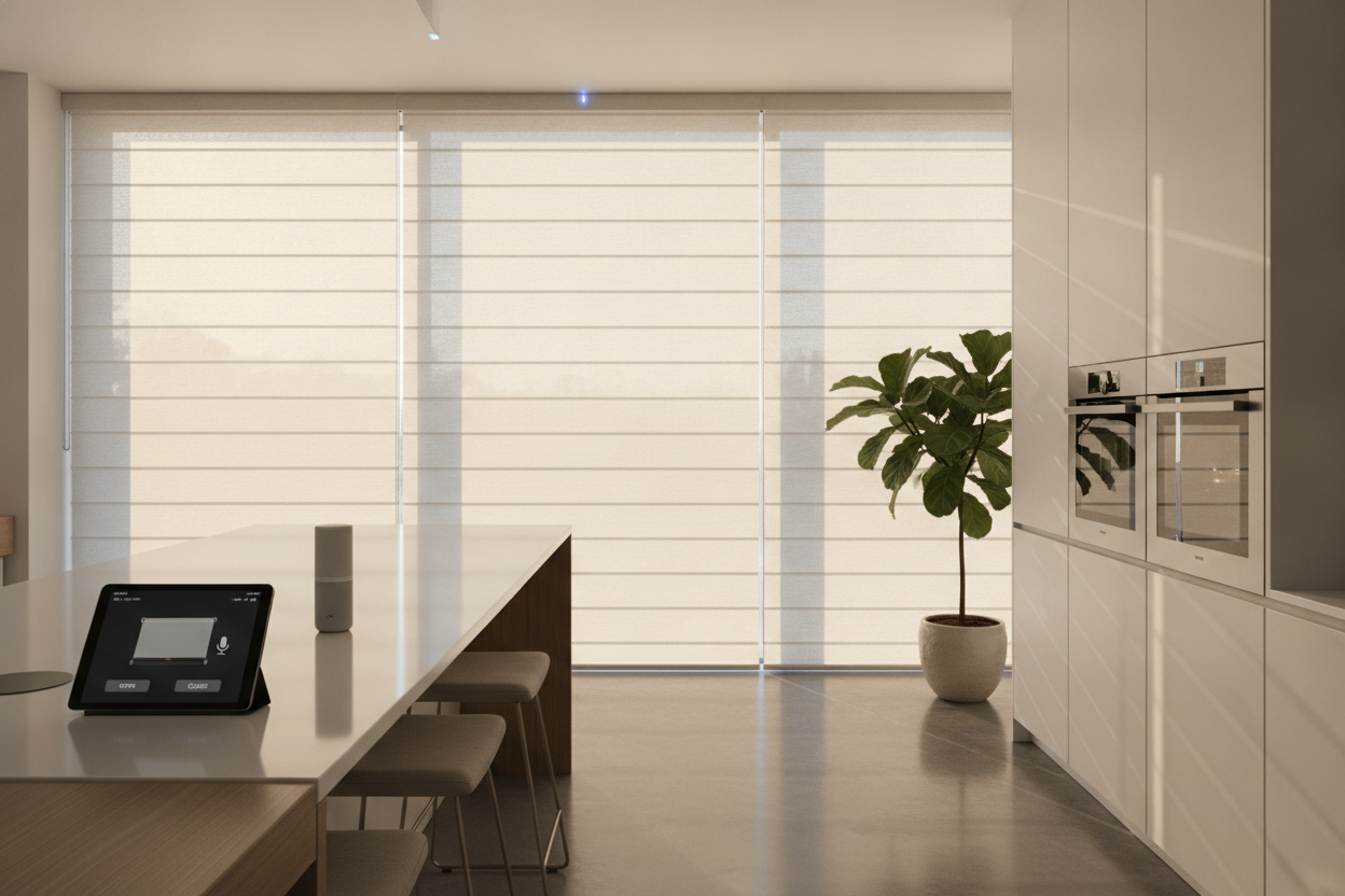 Why I Only Use Voice-Controlled Custom Curtains for Kitchen Windows