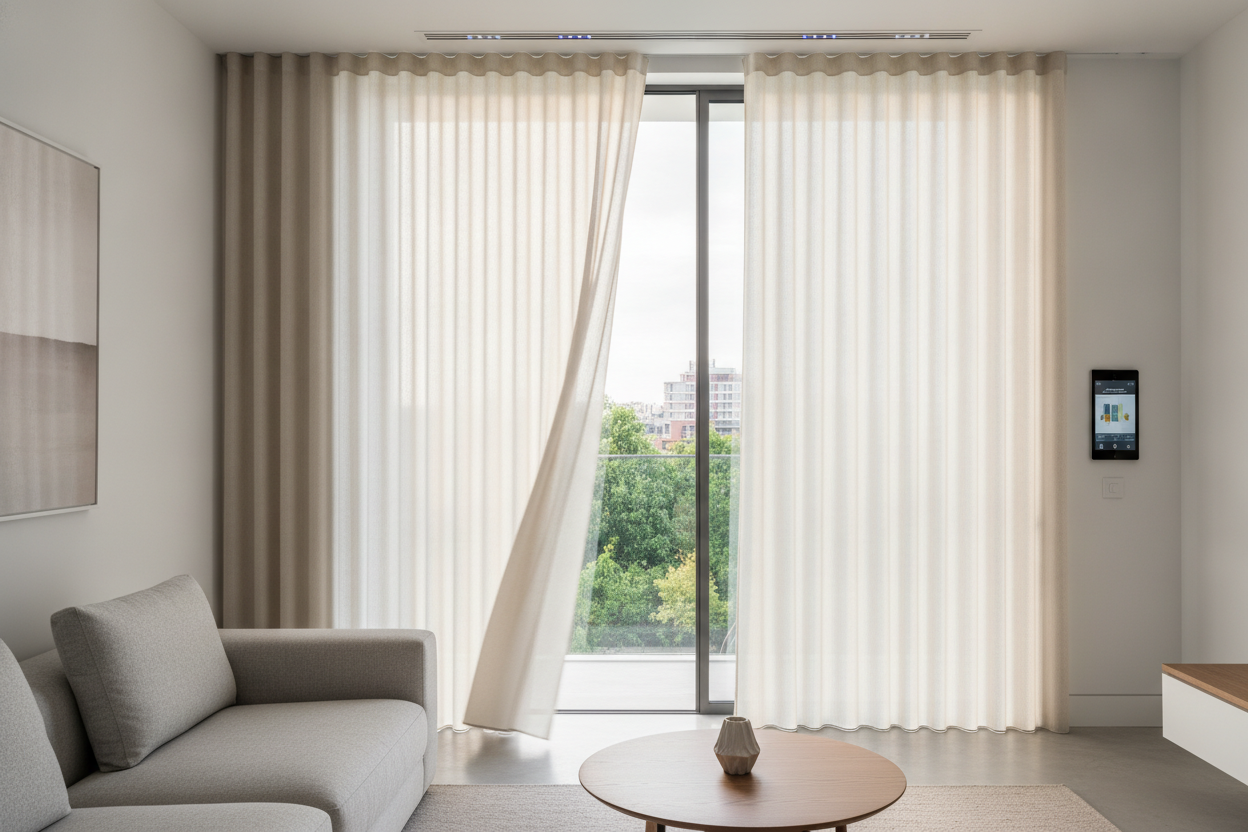 My Smart Track Jerked Like Crazy Until I Bought Custom Drapes Curtains