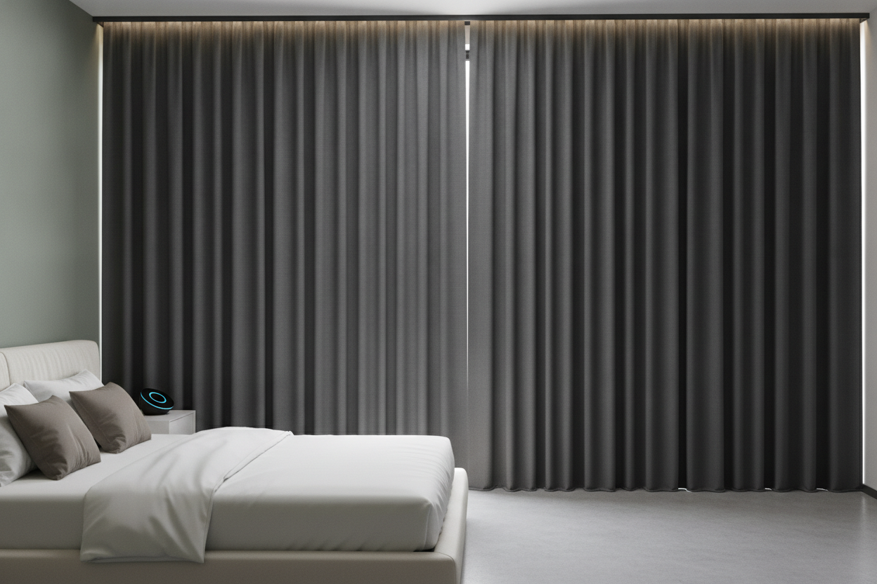 My Secret to Beating Migraines? Voice-Controlled Custom Blackout Drapes