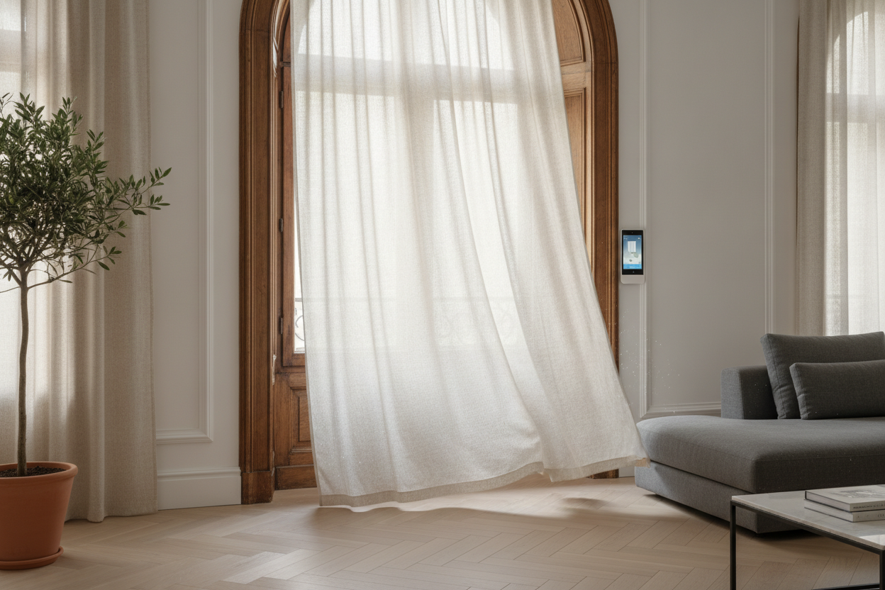 The Trick to Automating a High End Curtain in an Old House