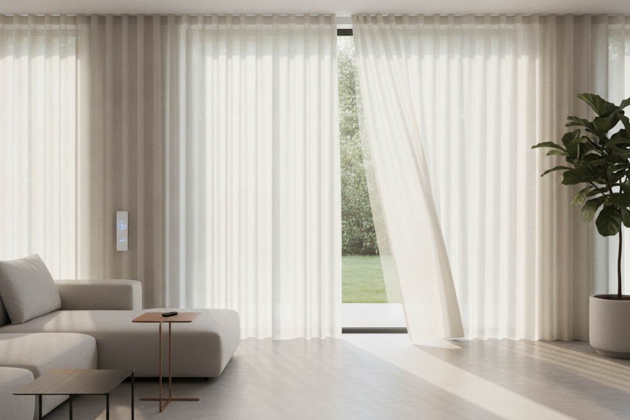How I Sourced Inexpensive Custom Drapes That Don't Jam My Smart Motor