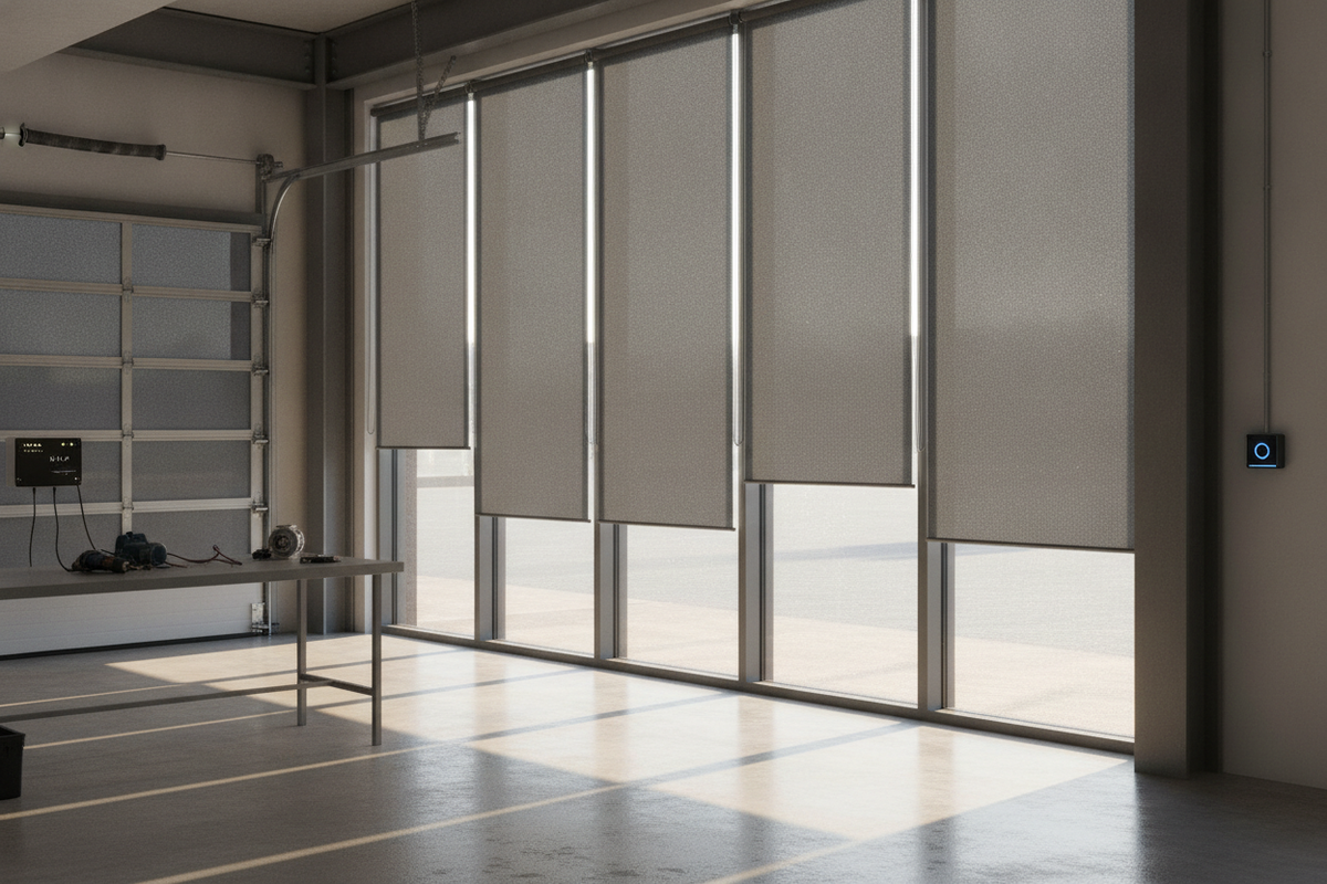How I Automated Blinds for Shop Windows (Despite the Dust)