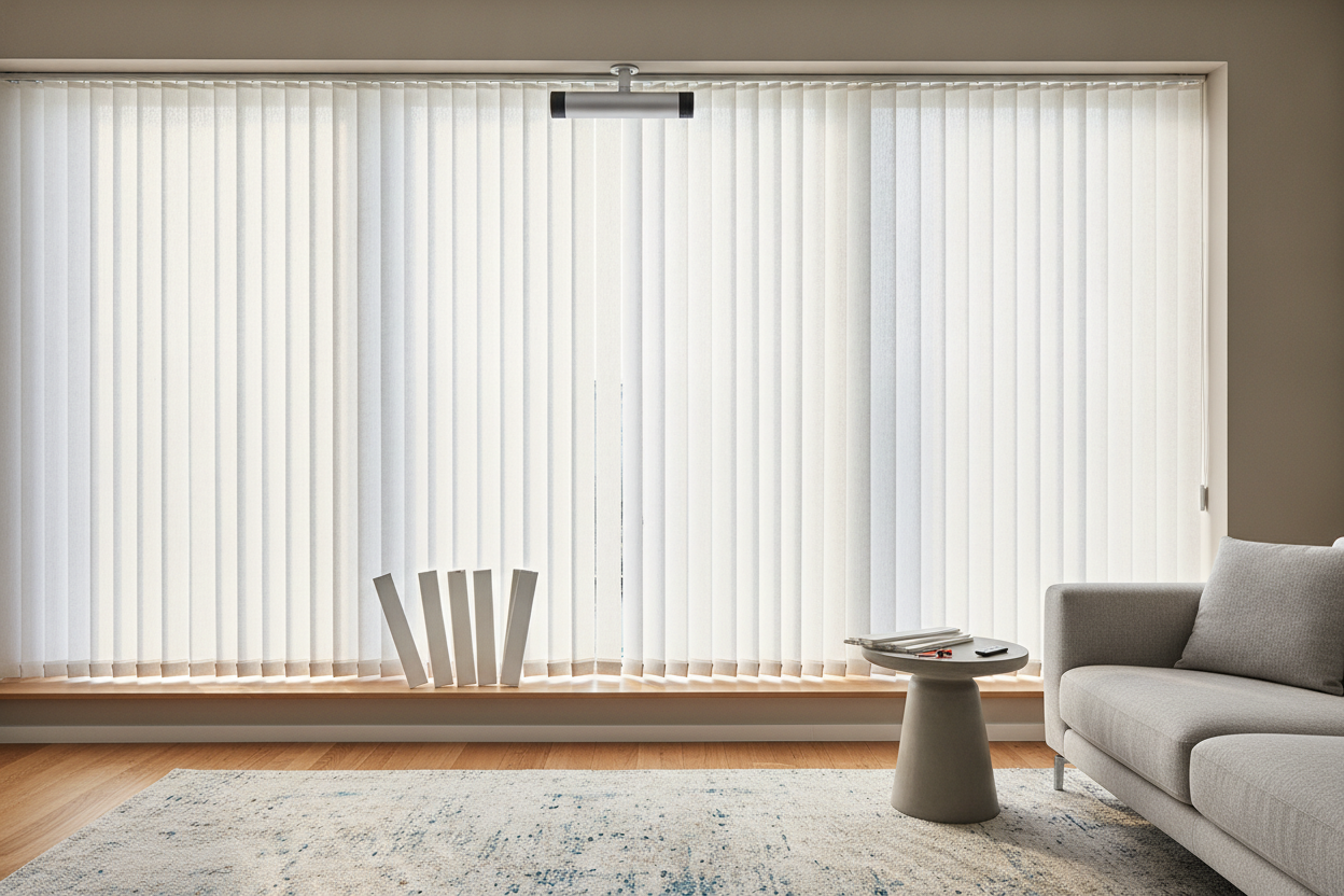 Why Your New Smart Motor Will Snap Old Vertical Blinds Slats