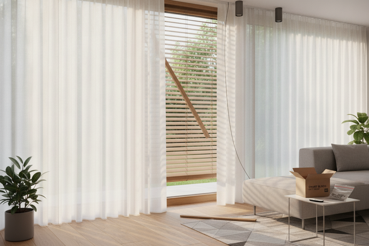 How I Pulled Off a Faux Wood Blind Slat Replacement Without Re-Stringing