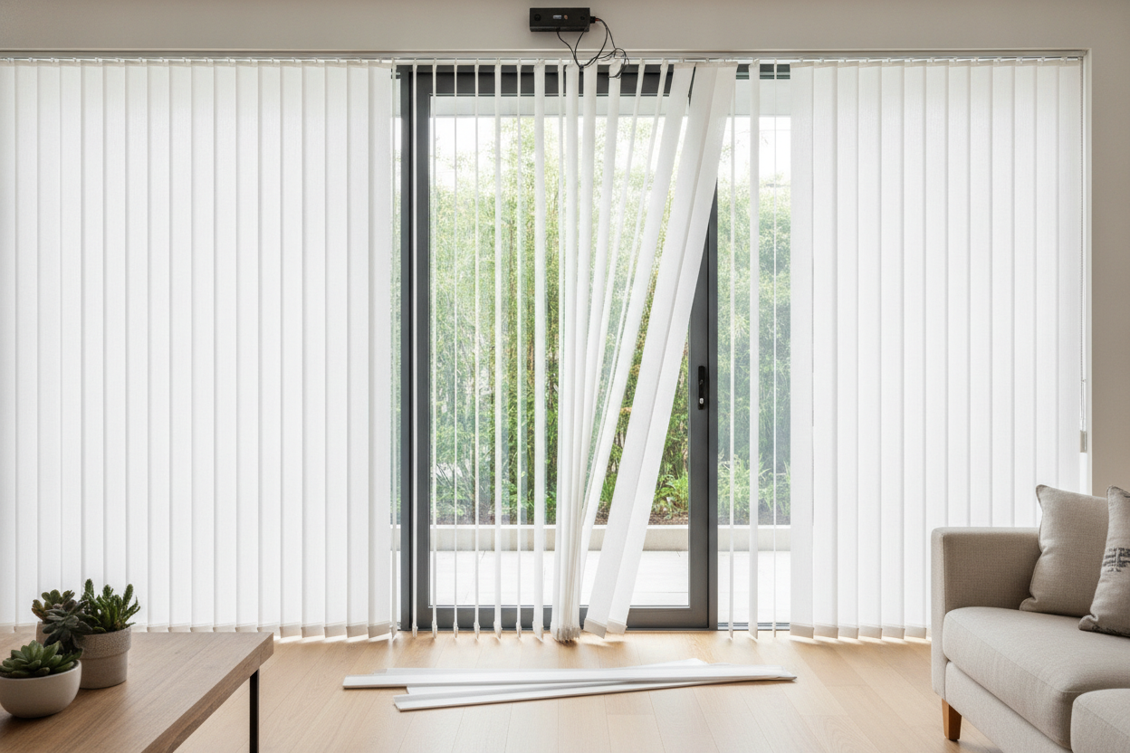 Why My Smart Track Choked on Cheap Patio Door Blinds Replacement Slats