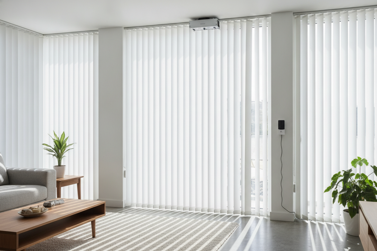Automating a Rental Door? Grab Lowes Vertical Blind Replacement Slats