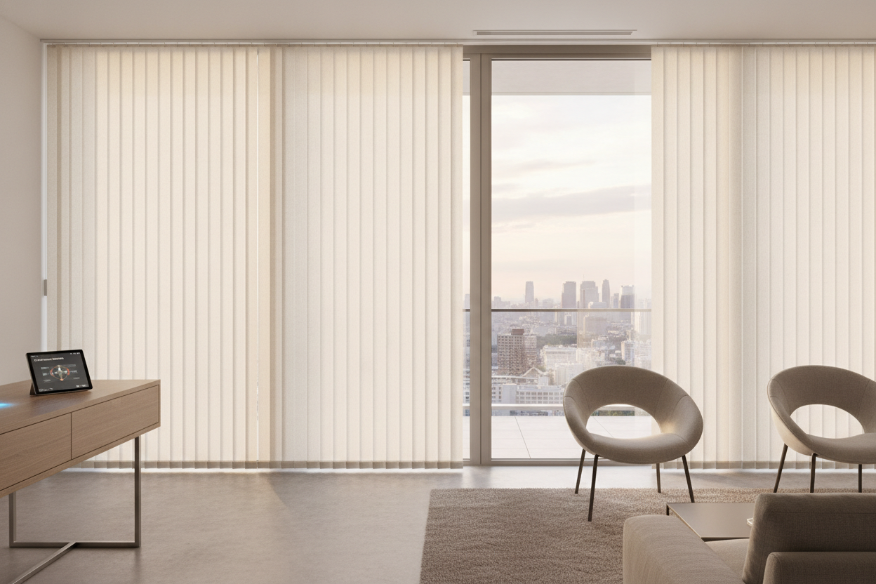 Why I Chose Hunter Douglas Somner Vertical Blinds Over Smart Curtains