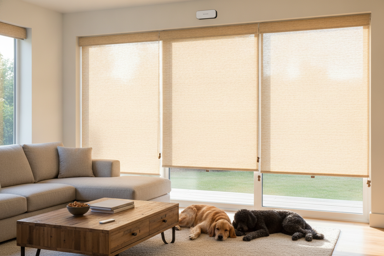 My Dogs Destroyed 3 Sets of Blinds for Arcadia Doors (Until Now)