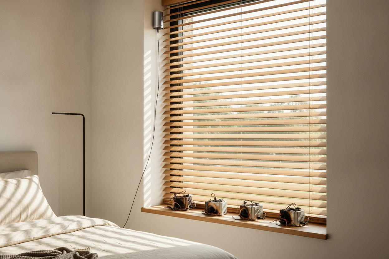 I Burned Out 3 Smart Motors Trying to Automate Window Shades Wood Slats