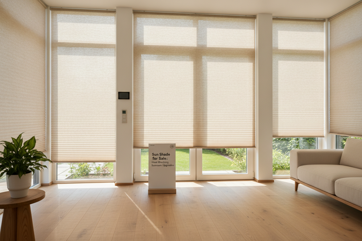 My Sunroom Was a Sauna Until I Installed a Smart Sunshine Shade