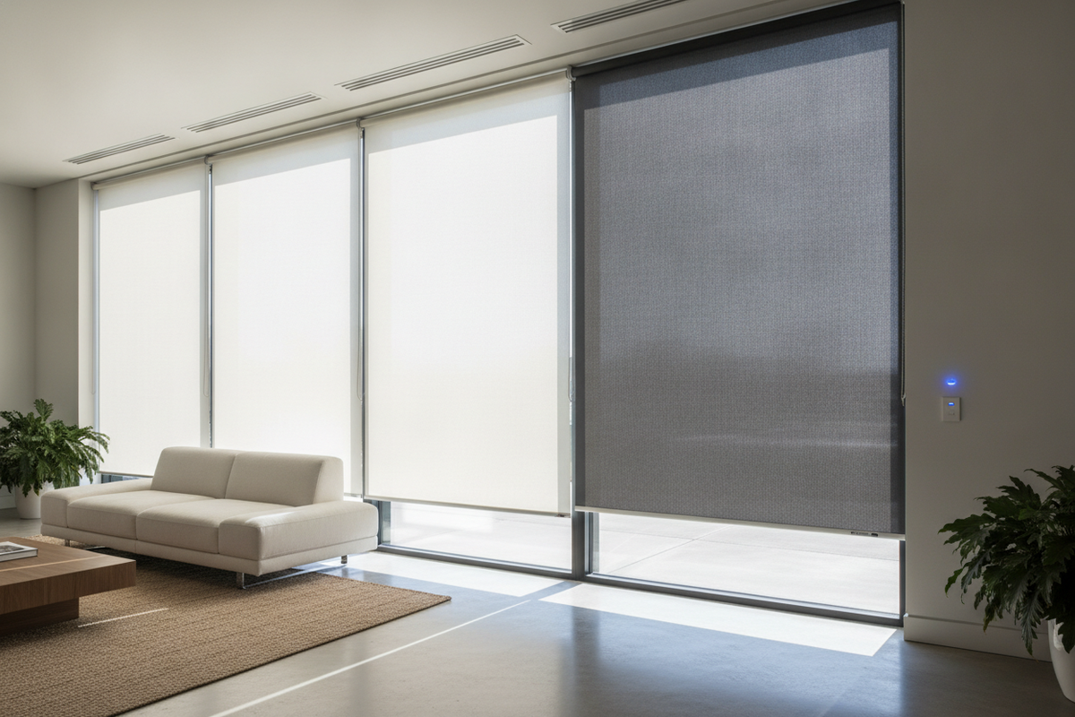 Are Commercial Mecho Shades Overkill for a Standard Living Room?