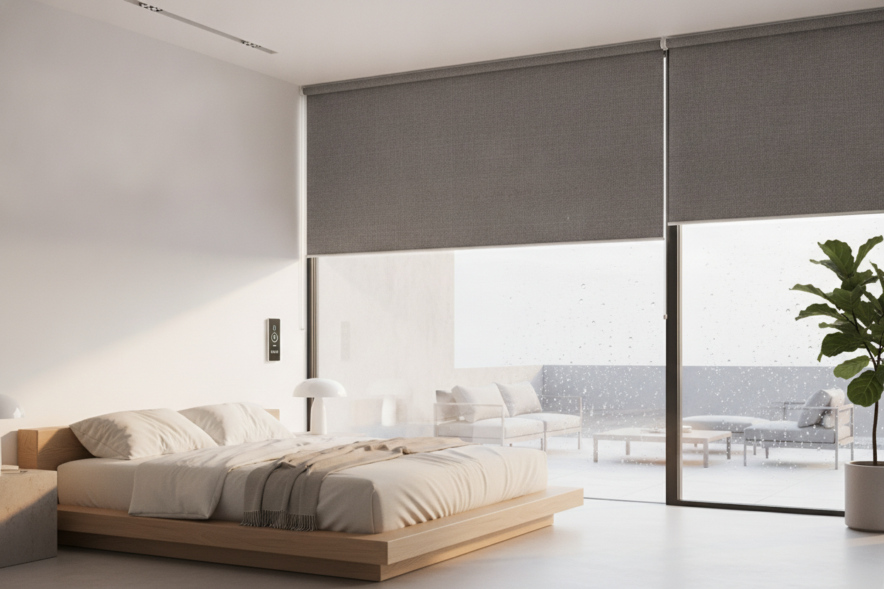 Stop Rolling Up Your Blinds in the Rain — Get Waterproof Outdoor Shades