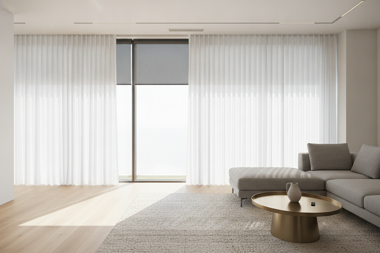 Why I Automate Both Windows Blinds and Curtains in the Same Room