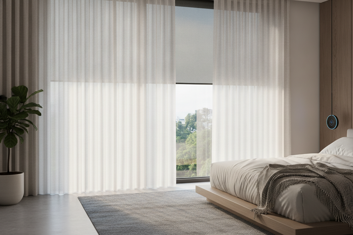 How a Smart Blind Window Curtain Combo Cured My Dust Allergies