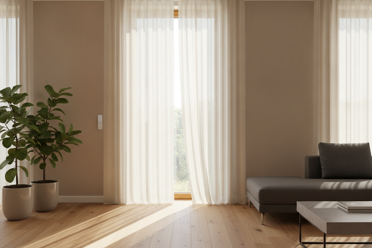 Stop Squishing Fabric: How to Automate Curtains for Narrow Windows
