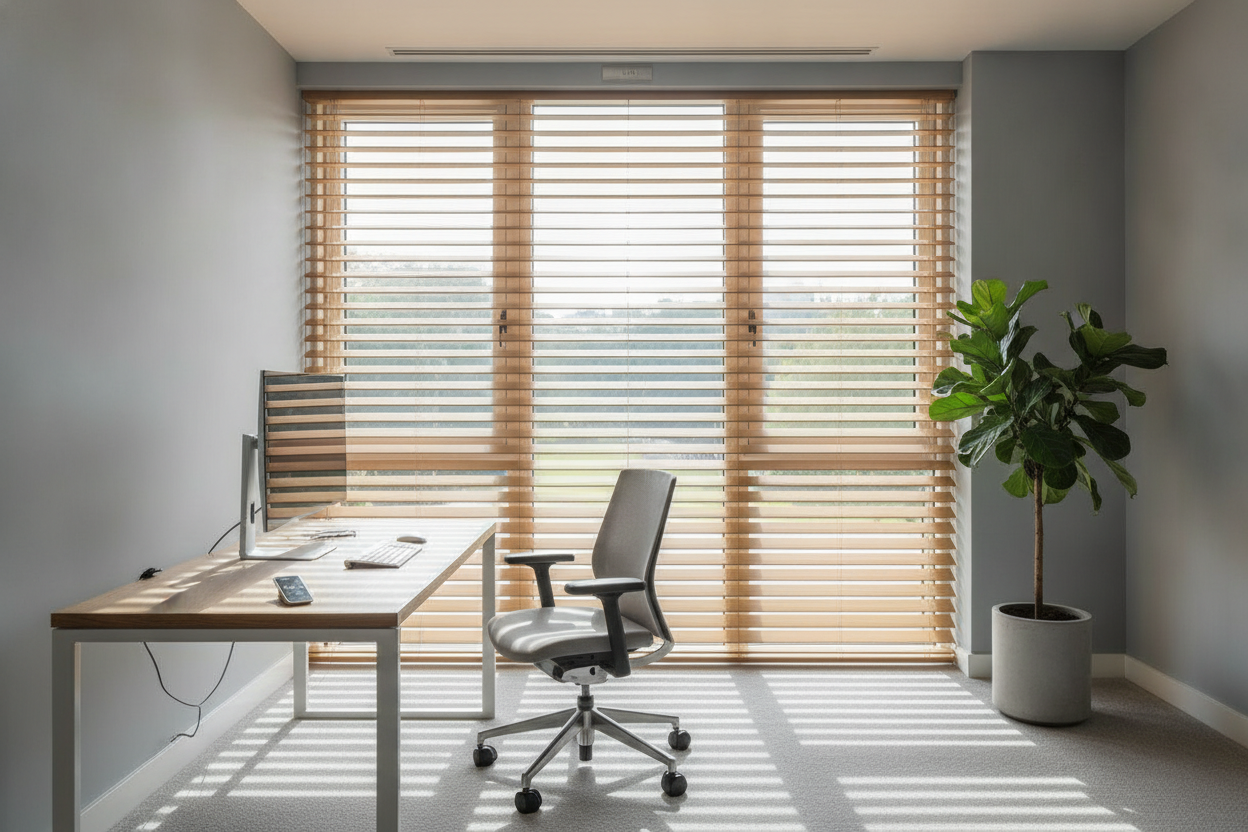 Stop Buying Rollers for Your Office — You Need Blinds With Slats