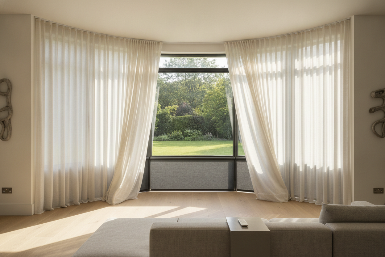 How I Finally Hung Curtains on Curved Windows Without Jamming the Track