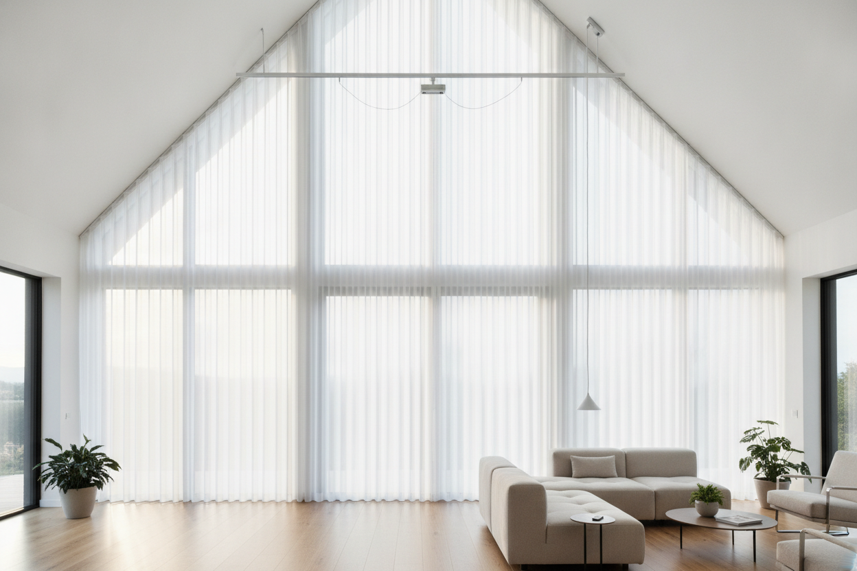 Stop Using a Ladder to Close Your Cathedral Ceiling Curtains