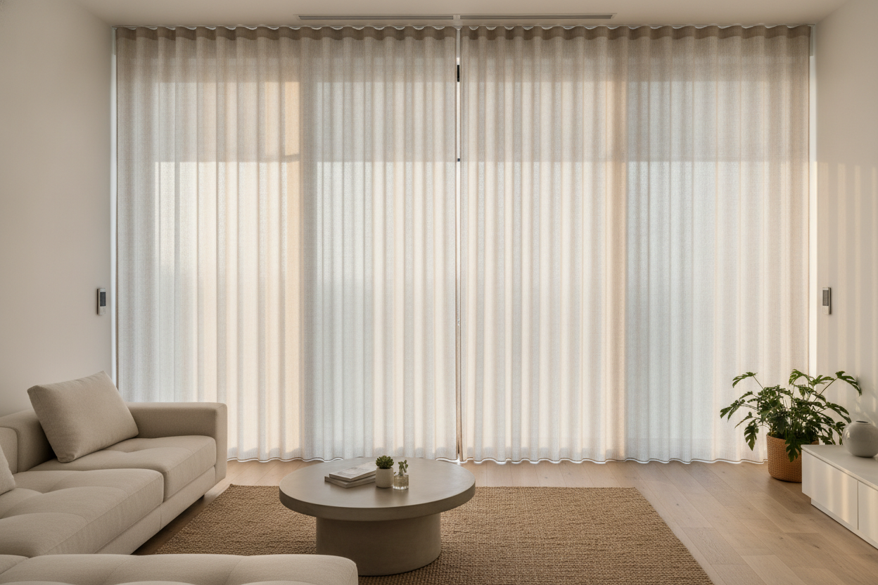 How I Layer Curtains Blinds for Windows Without Motor Jams