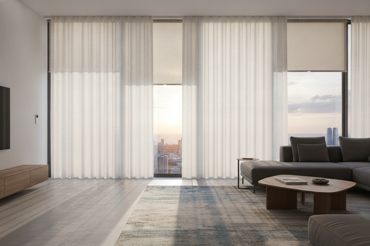 The Smart Blinds and Curtain Ideas That Fixed My Sterile Living Room