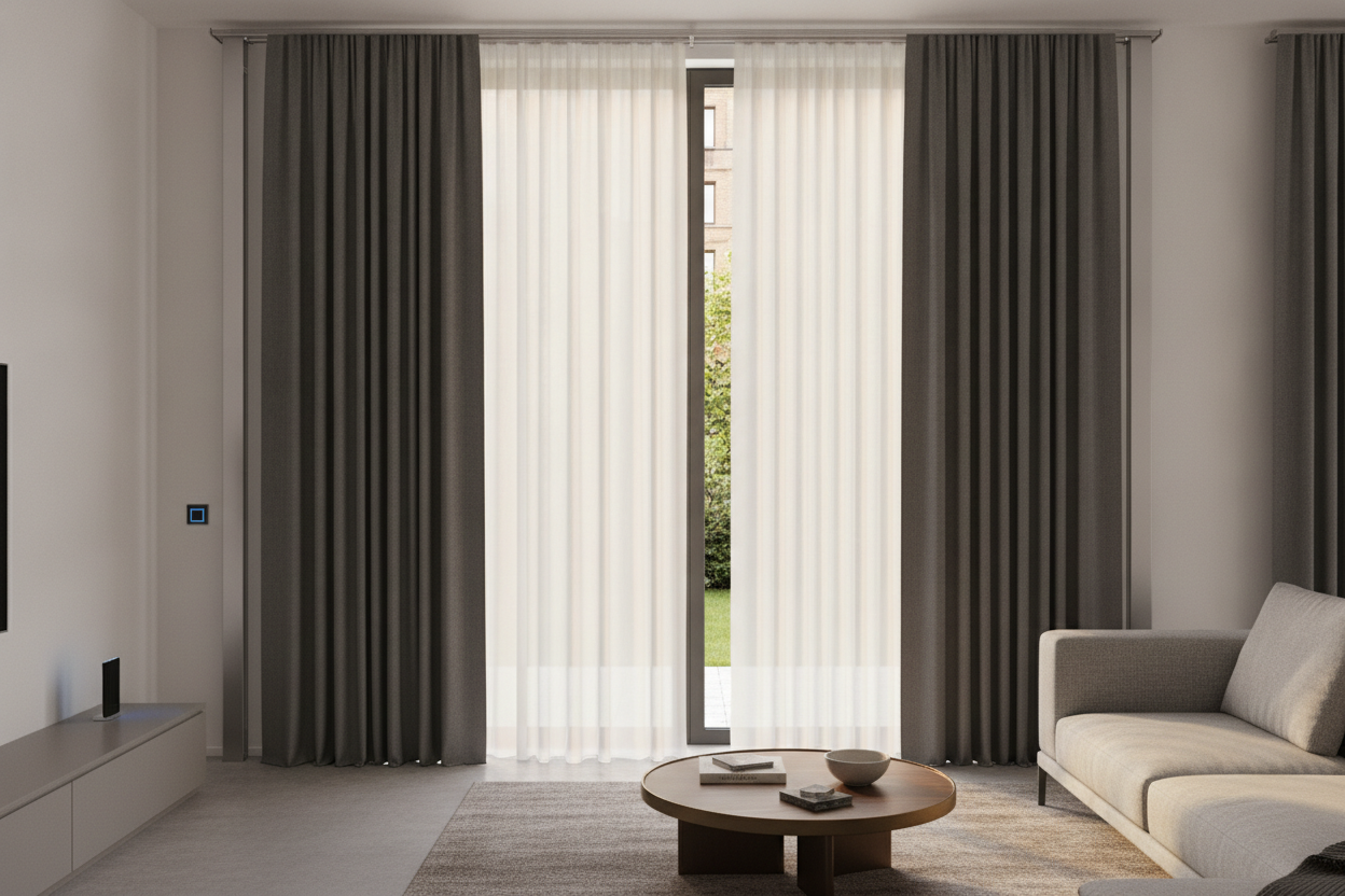 Smart Tracks Look Cheap Until You Add a High Quality Curtain