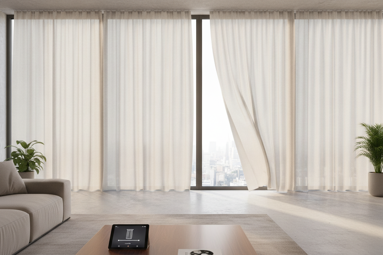 My Open Layout Looked Messy Until I Learned to Customize Window Curtains