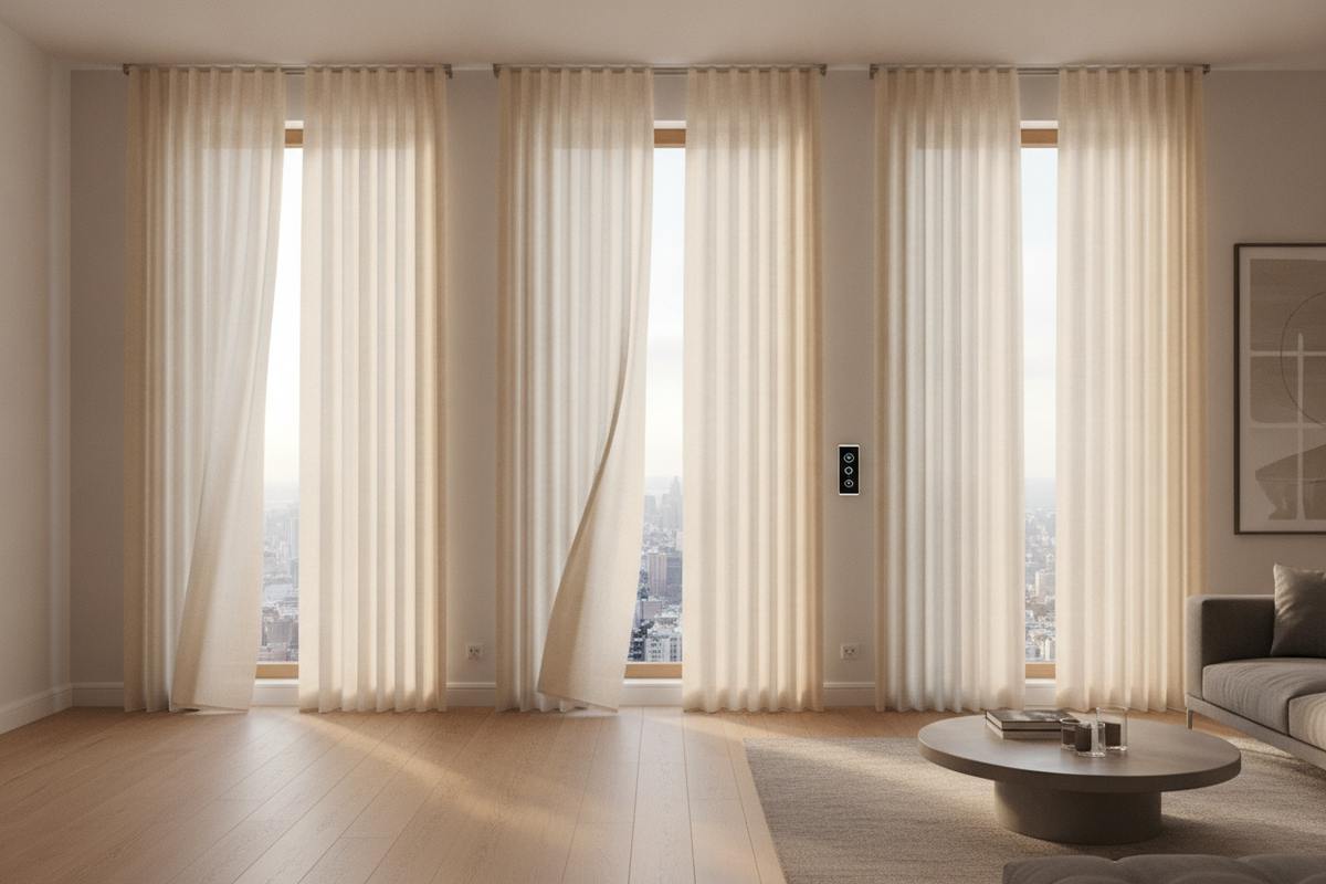 Blinds for Three Windows: Layout Strategies, Gap Management, and Smart Multi-Motor Automation
