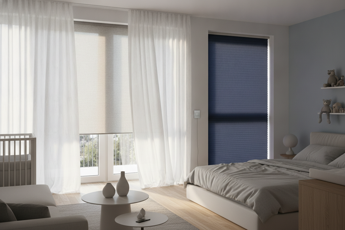 Blinds with Privacy Liner: Fabric Dynamics, Day-Night Privacy, and Smart Motorization Guide