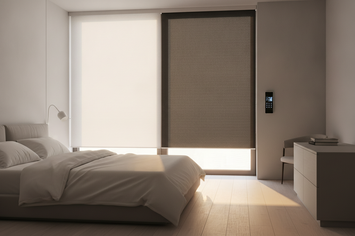 Day and Night Blackout Cellular Shade Architecture: Dual-Fabric Mechanics, Cordless Systems, and Smart Automation
