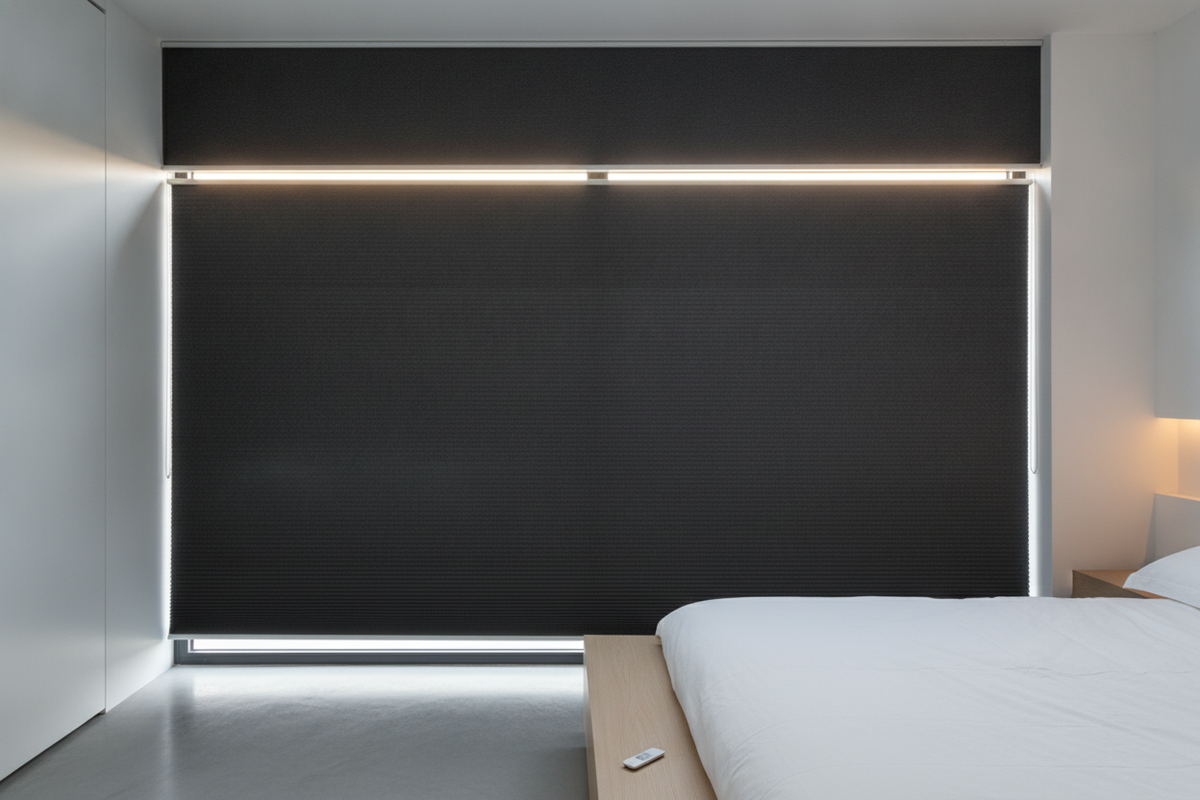 Cordless Blackout Cellular Shades: Mechanics, Light Control, and Smart Motorization