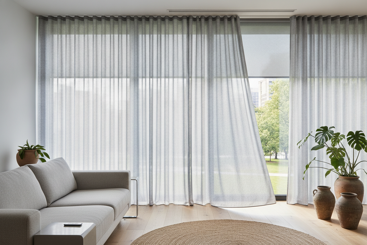 Vertical Blinds in Grey: Material Selection, Undertone Dynamics, and Smart Automation
