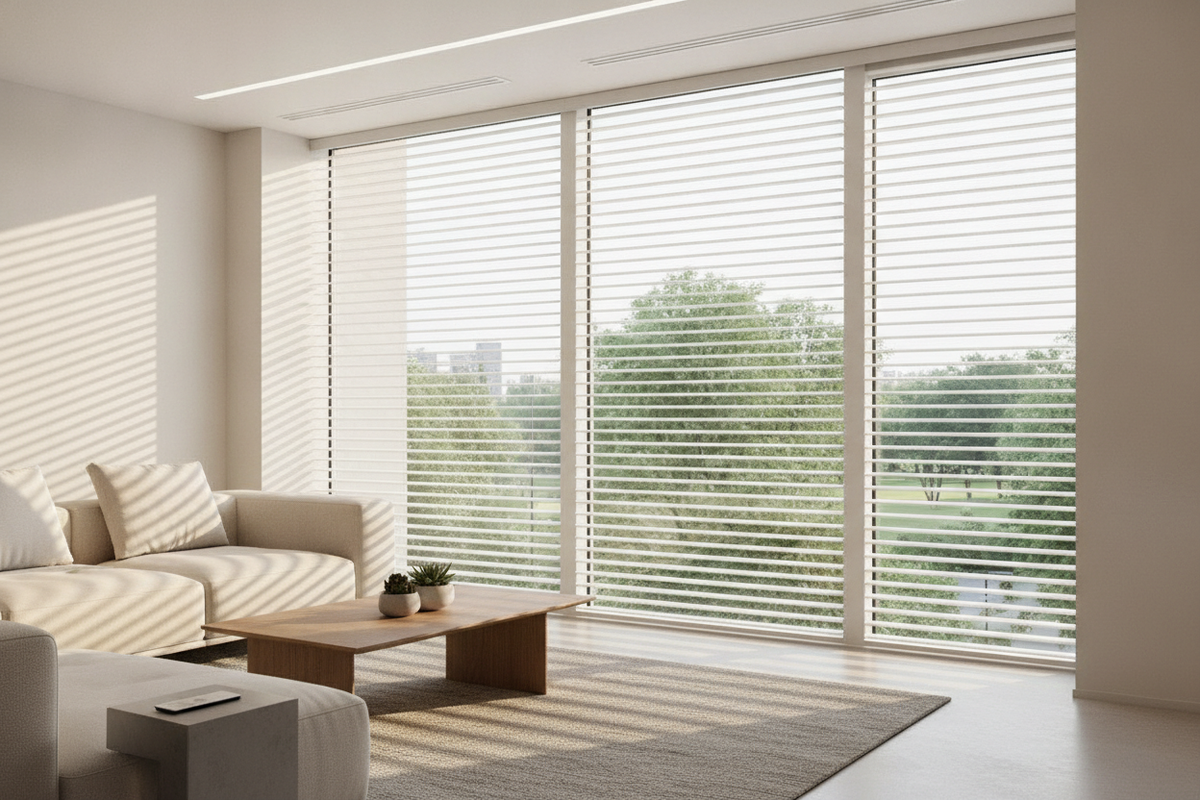 Horizontally Slatted Window Coverings: Slat Mechanics, Material Performance, and Smart Tilt Automation