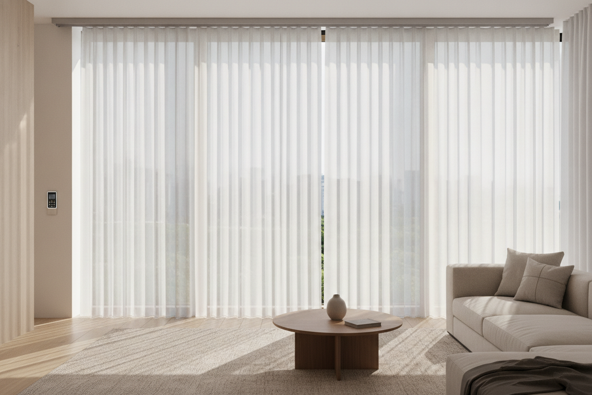 Interiors Blinds & Designs Guide: Aesthetic Harmony, Window Types, and Smart Motorization