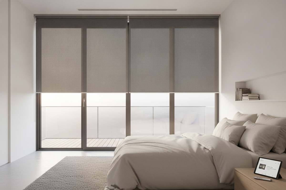 Sliding Glass Door Blackout Blinds: Layout Engineering, Mounting Clearances, and Smart Automation