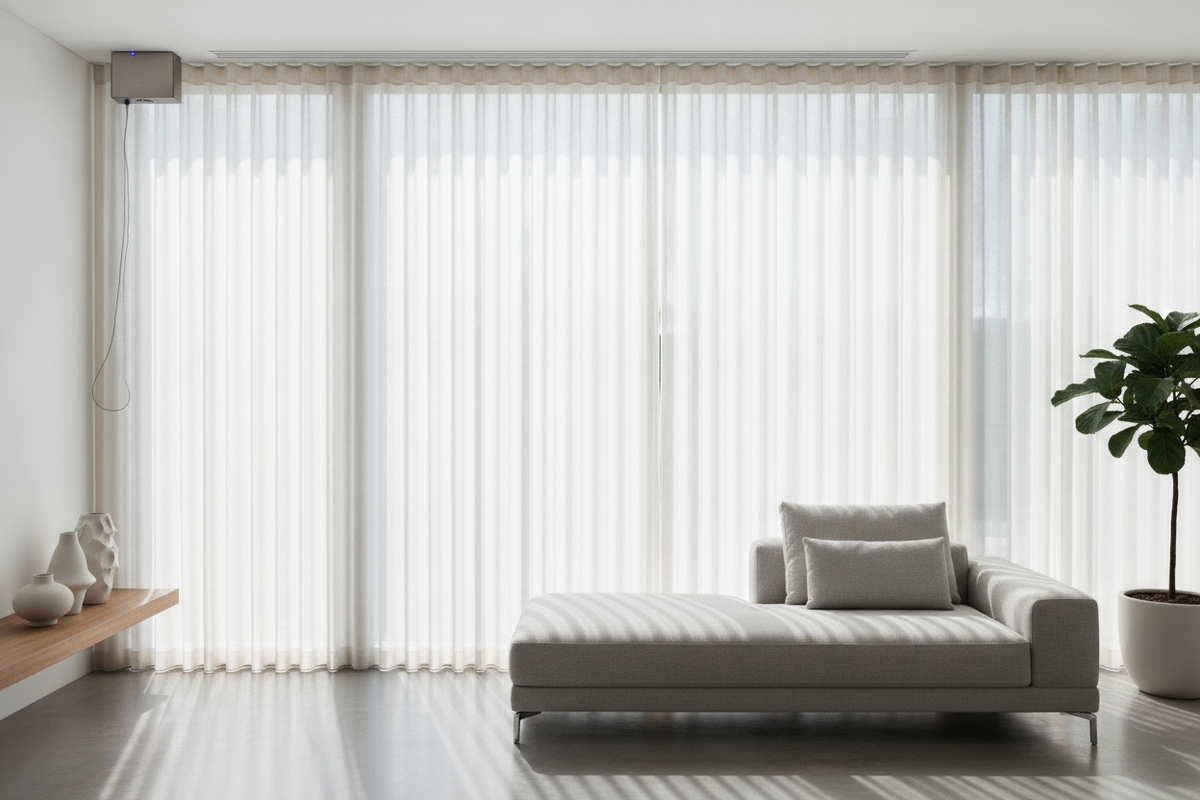 Vertical Sheer Shade Guide: Light Diffusion, Track Mechanics, and Smart Automation