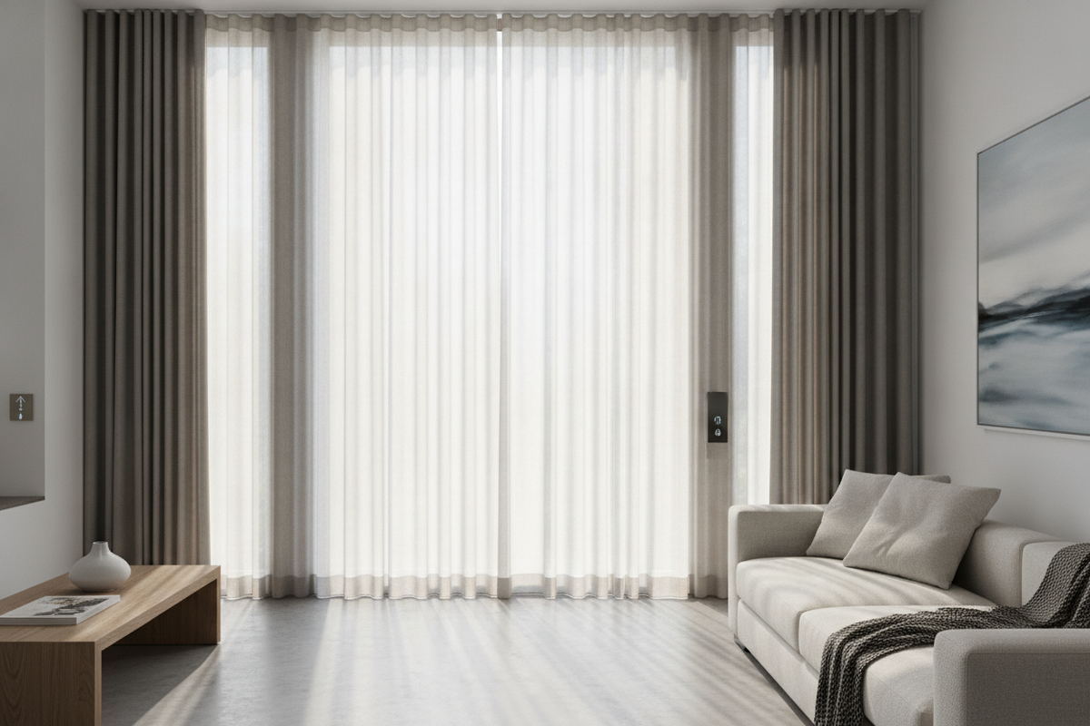 Stationary Curtain Panels Guide: Framing Design, Layering, and Smart Automation Pairing